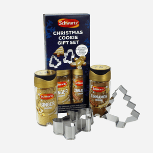 Schwartz Christmas Cookies Spices & Cookie Cutter Gift Set