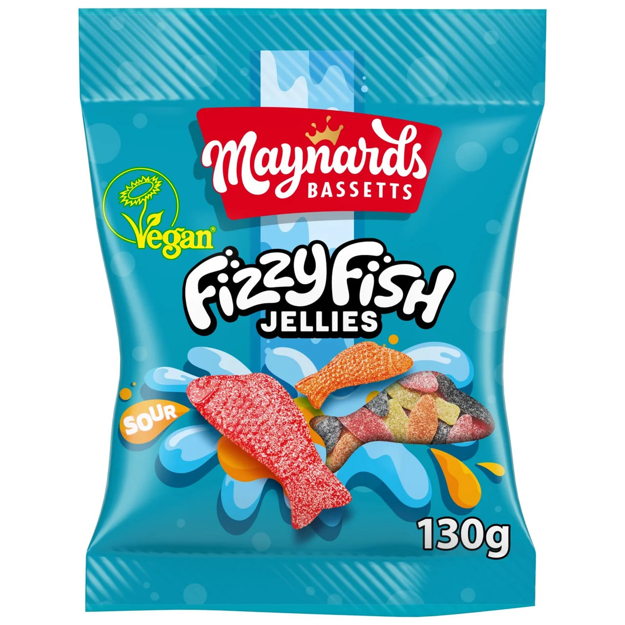 Maynards Bassetts Fizzy Fish Jellies