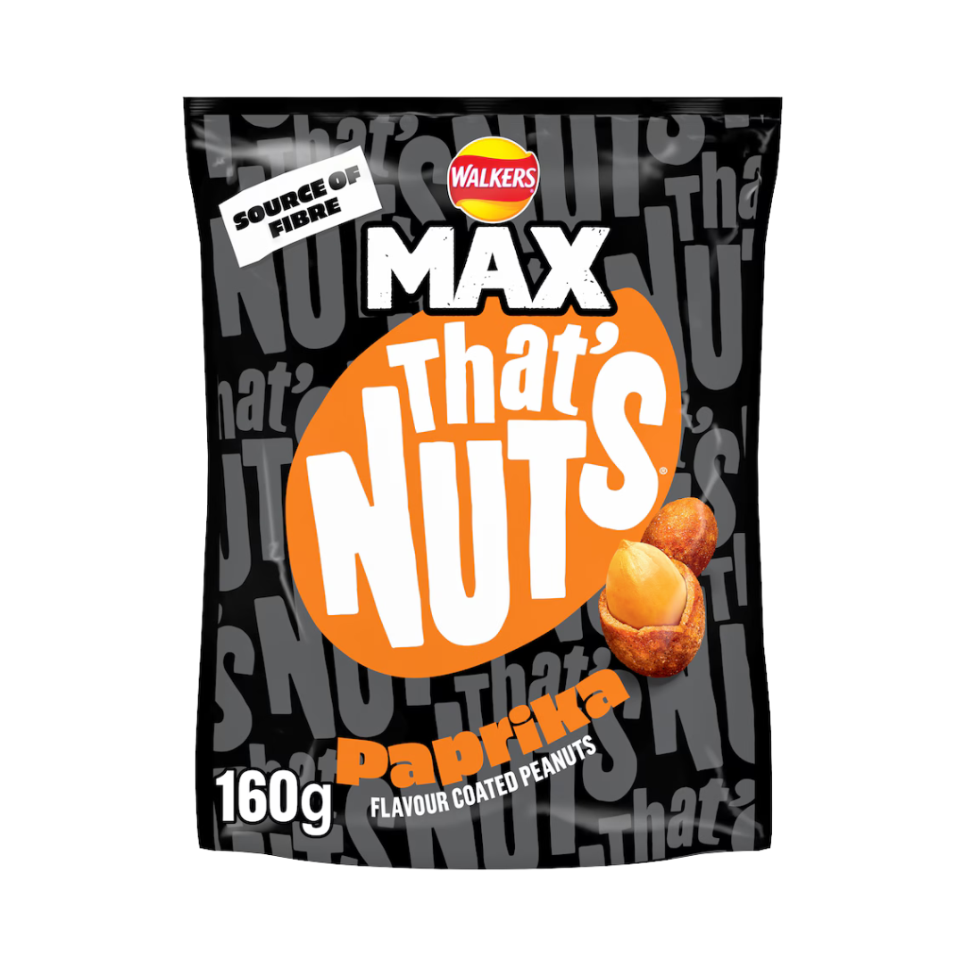 Walkers Max That's Nuts Paprika Coated Peanuts