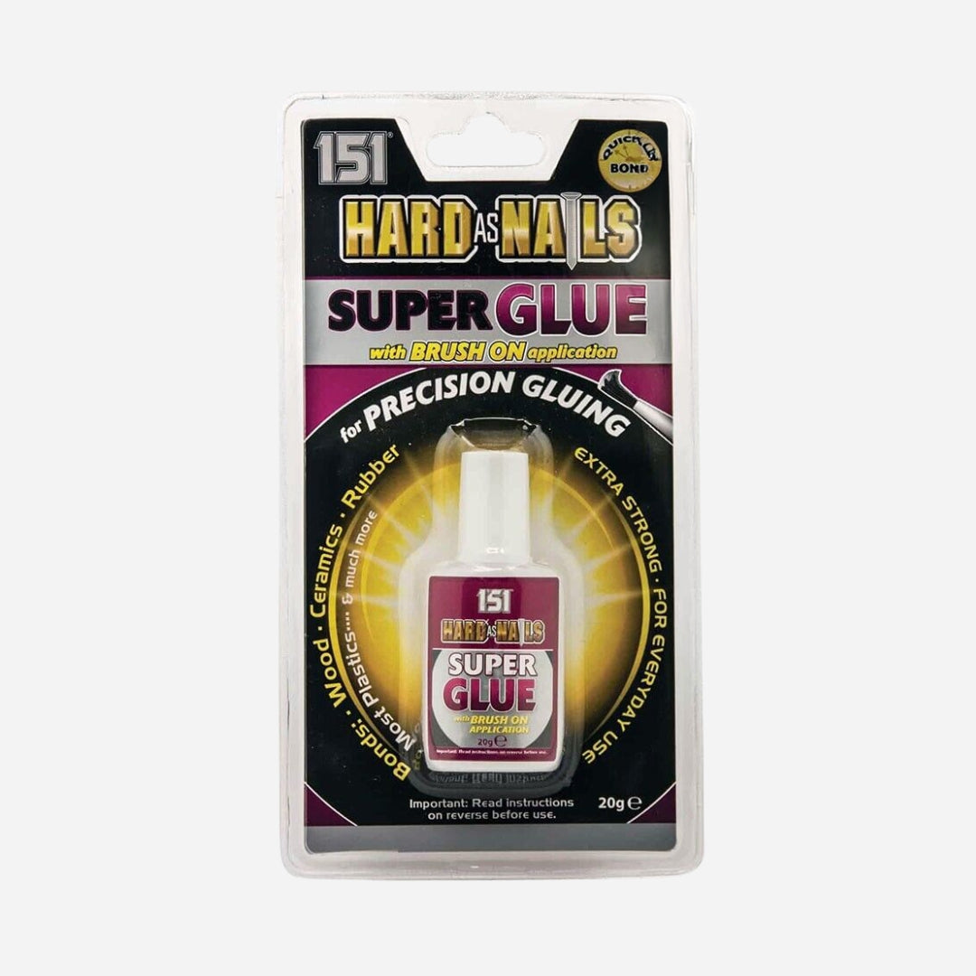 151 Hard As Nails Super Glue With Brush On Application