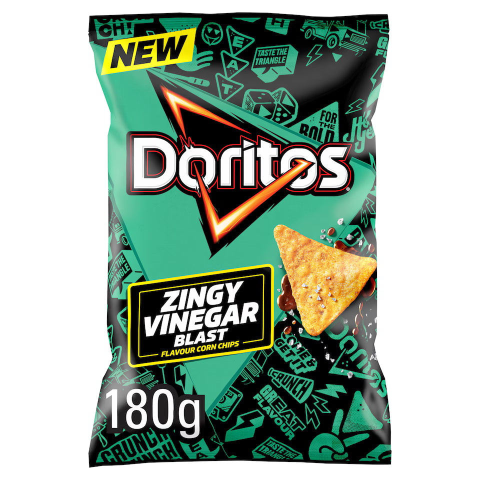 Doritos Zingy Vinegar Blast Sharing Crisps