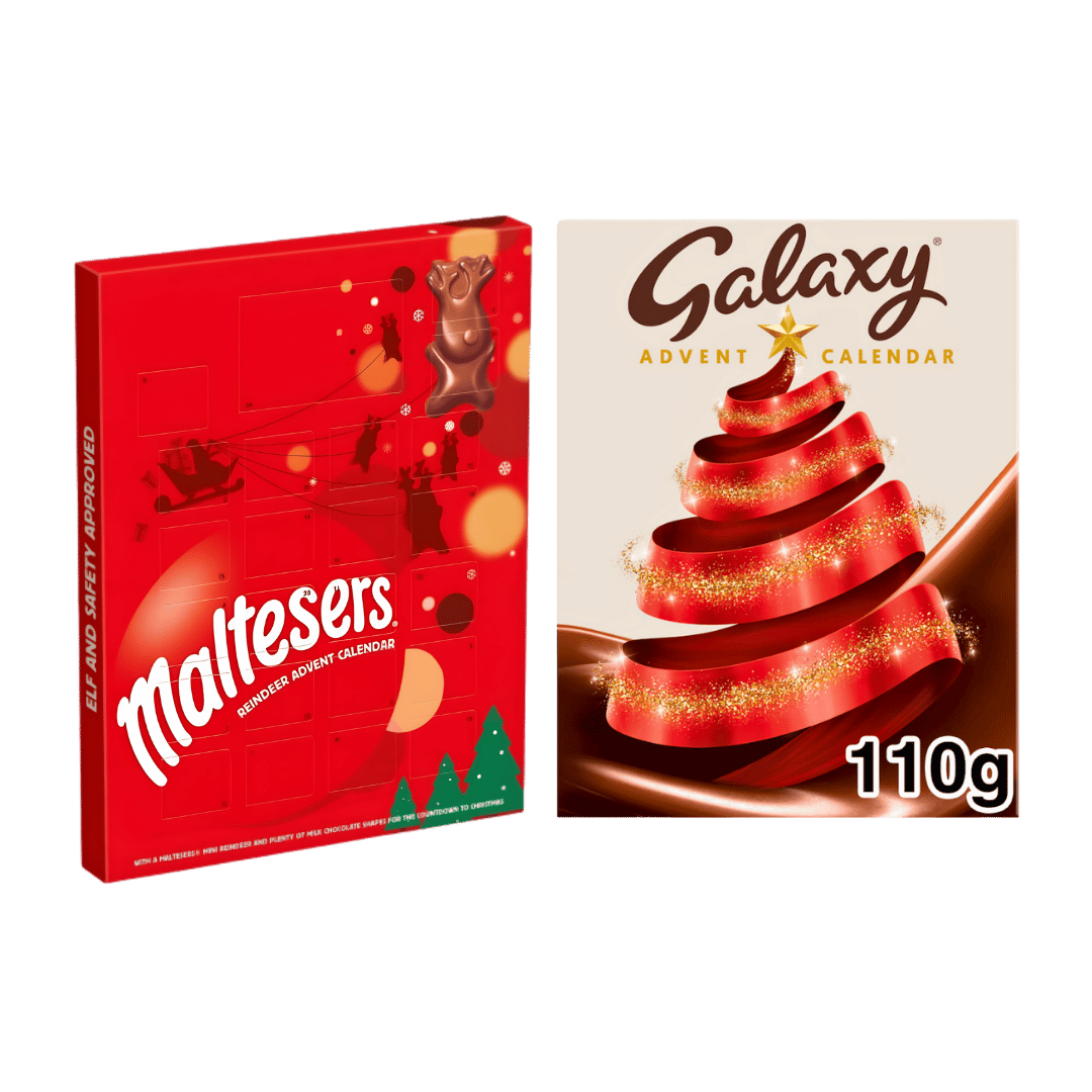 MULTIBUY Maltesers & Galaxy Chocolate Advent Calendar Combo