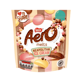 Aero Chocolate Melts Neapolitan Ice Cream Pouch