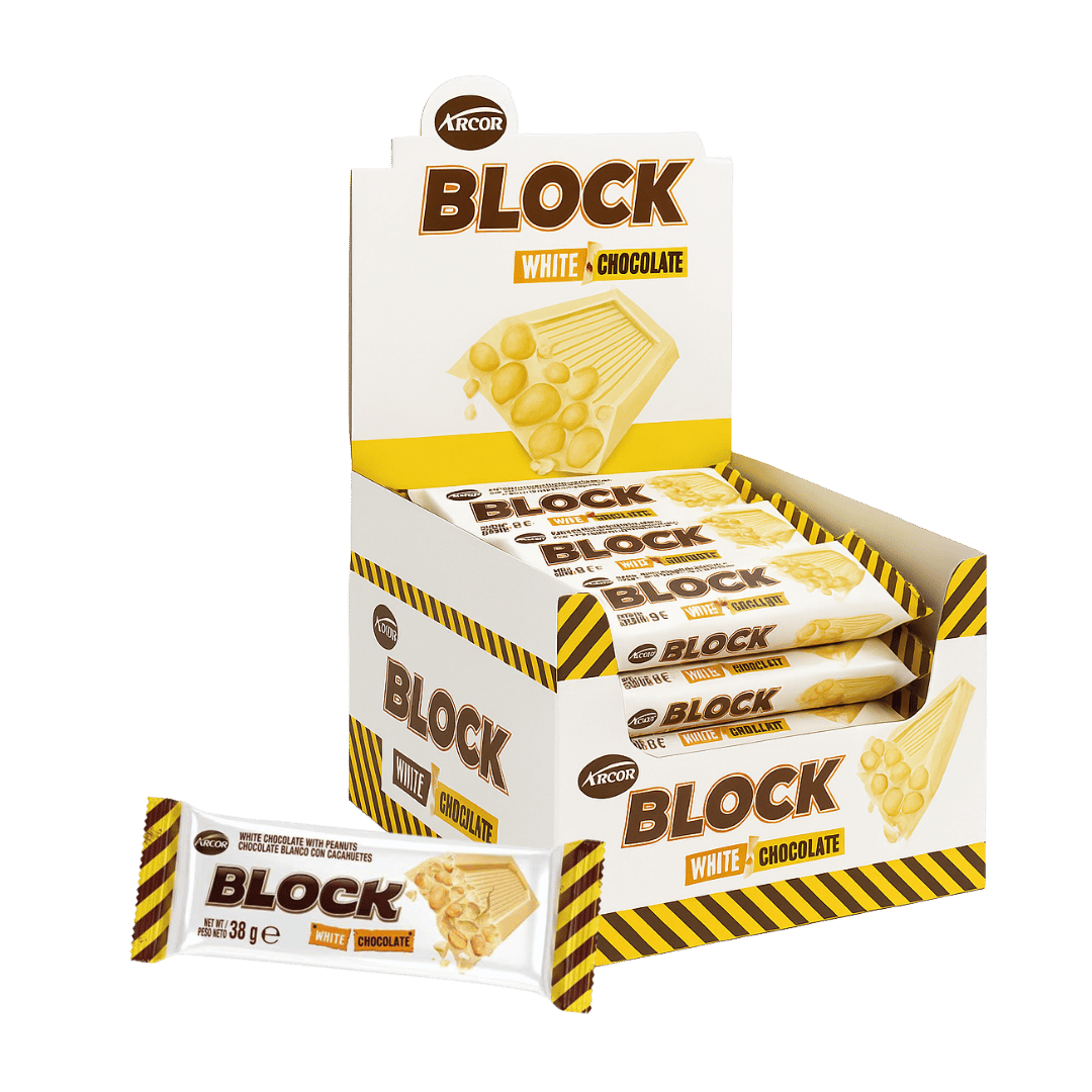 Arcor Block Argentinian White Chocolate Bars