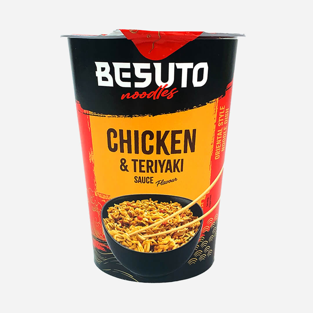 Besuto Noodles Chicken & Teriyaki Sauce Flavour