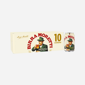 Birra Moretti Lager Beer Cans