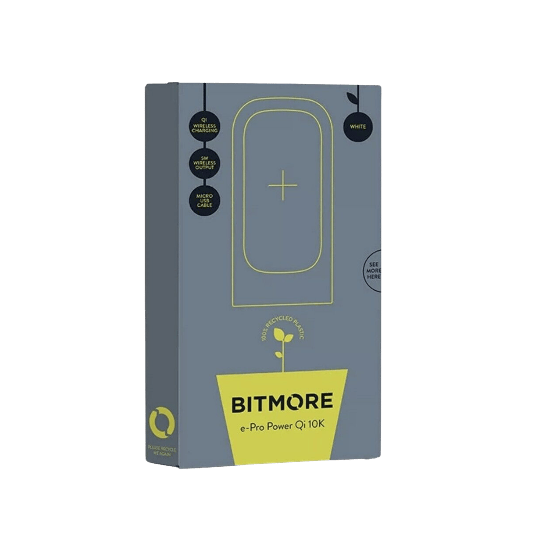 BITMORE e-Pro Power Qi 10k Power Bank
