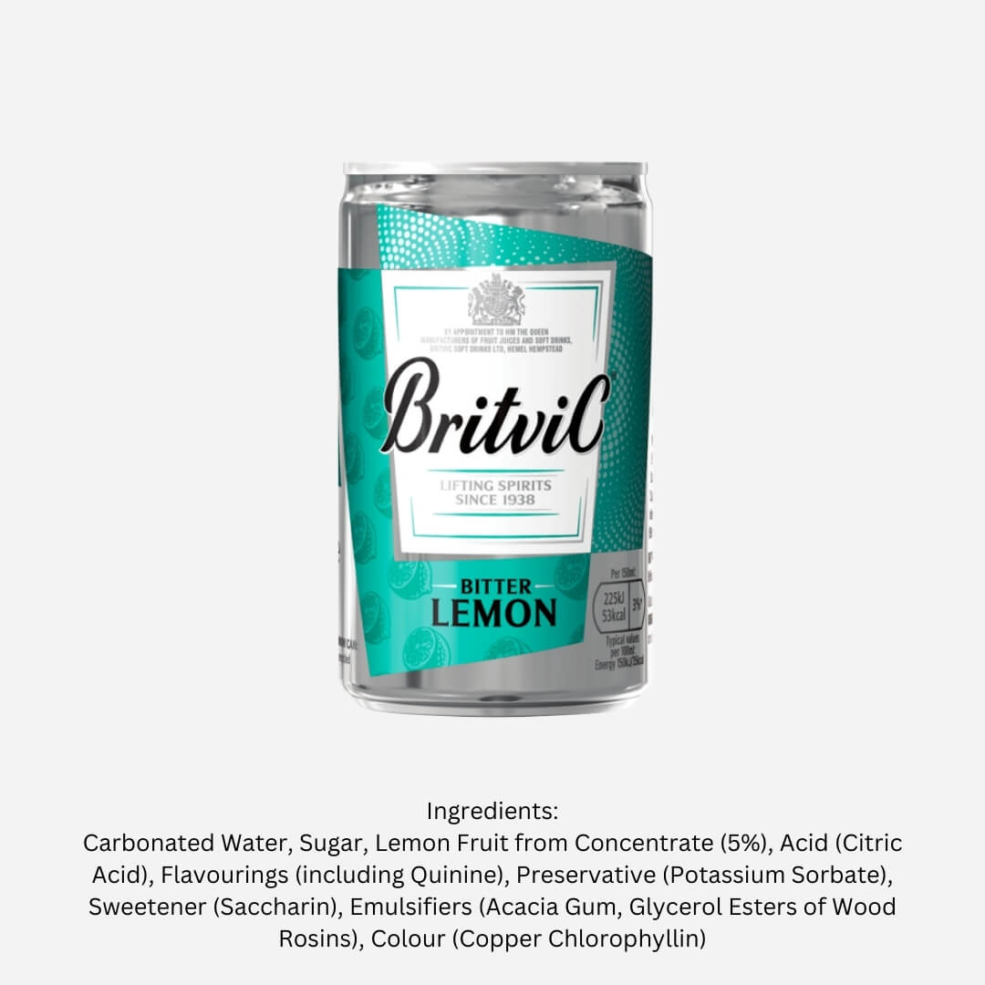 Britvic Bitter Lemon Miniatures