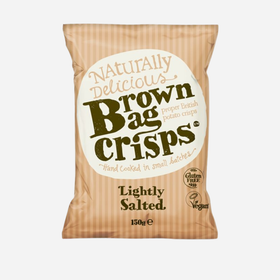 Brown Bag Crisps Lightly Salted