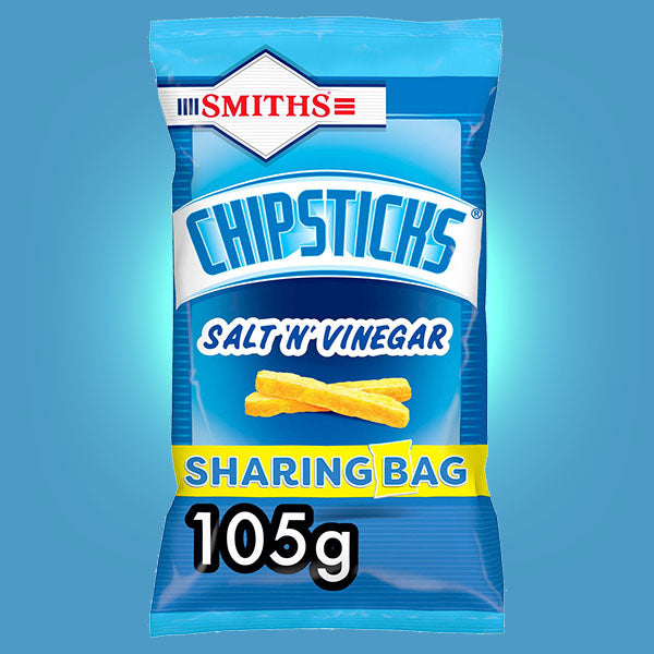 Smiths Chipsticks Salt N' Vinegar Flavour Crisps