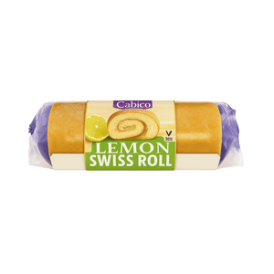 Cabico Traditional Swiss Roll Lemon & Vanilla Cream