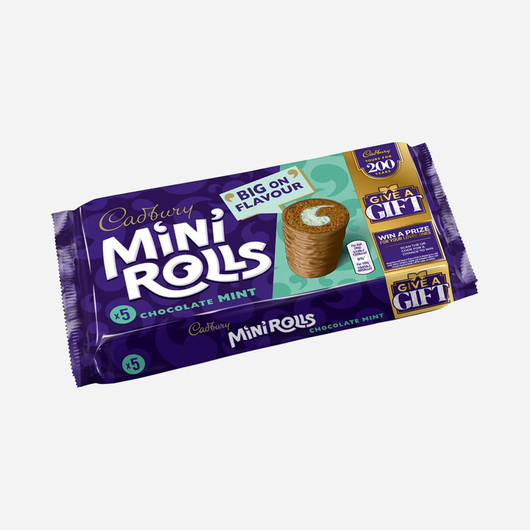 Cadbury Mini Rolls Chocolate Mint