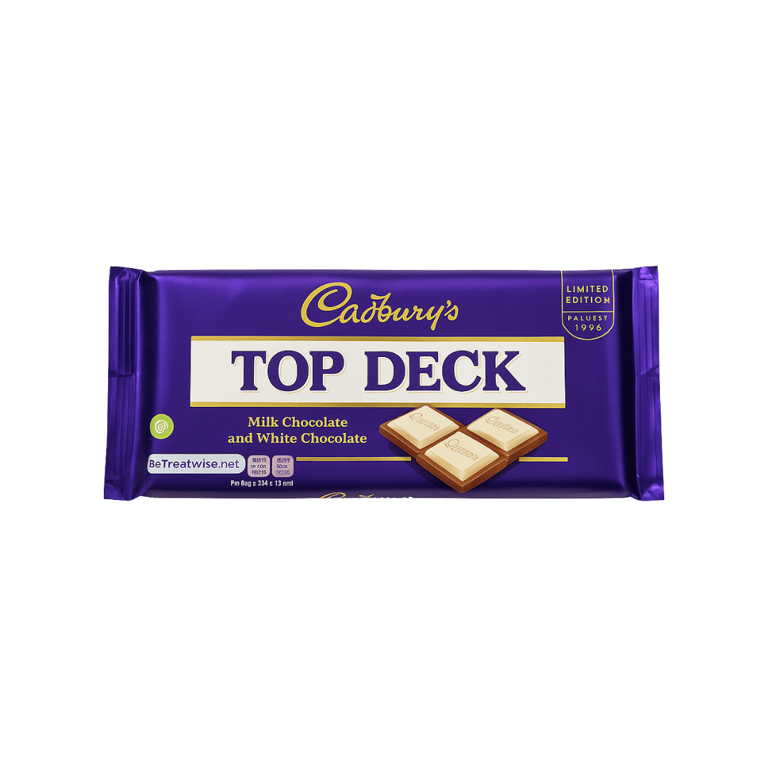 Cadbury's Top Deck Milk Chocolate & White Chocolate Limited Edition Bar