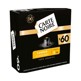 Carte Noire Nespresso Lungo Coffee Capsules