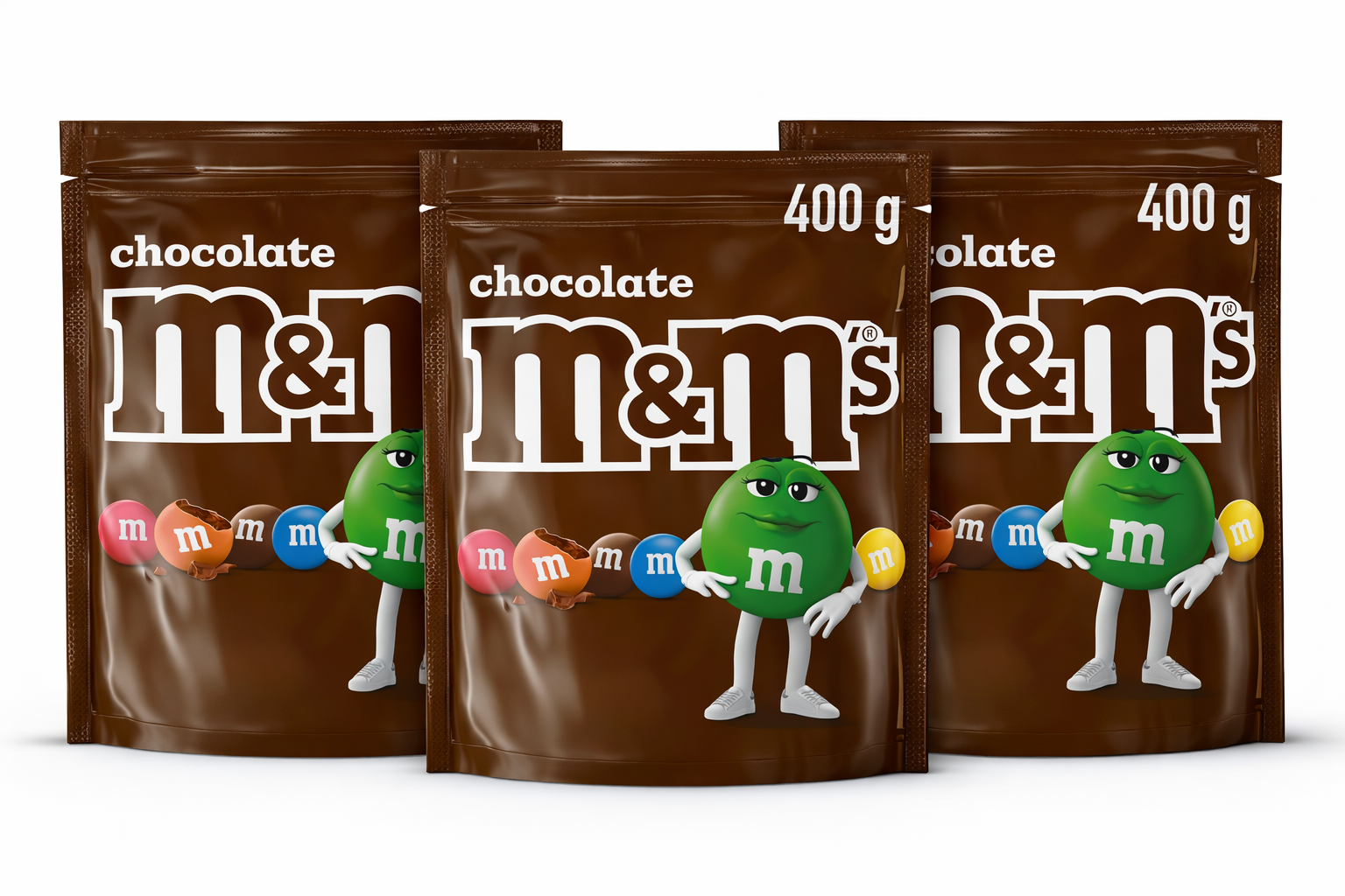 M&M Chocolate 3 x 400g Bundle