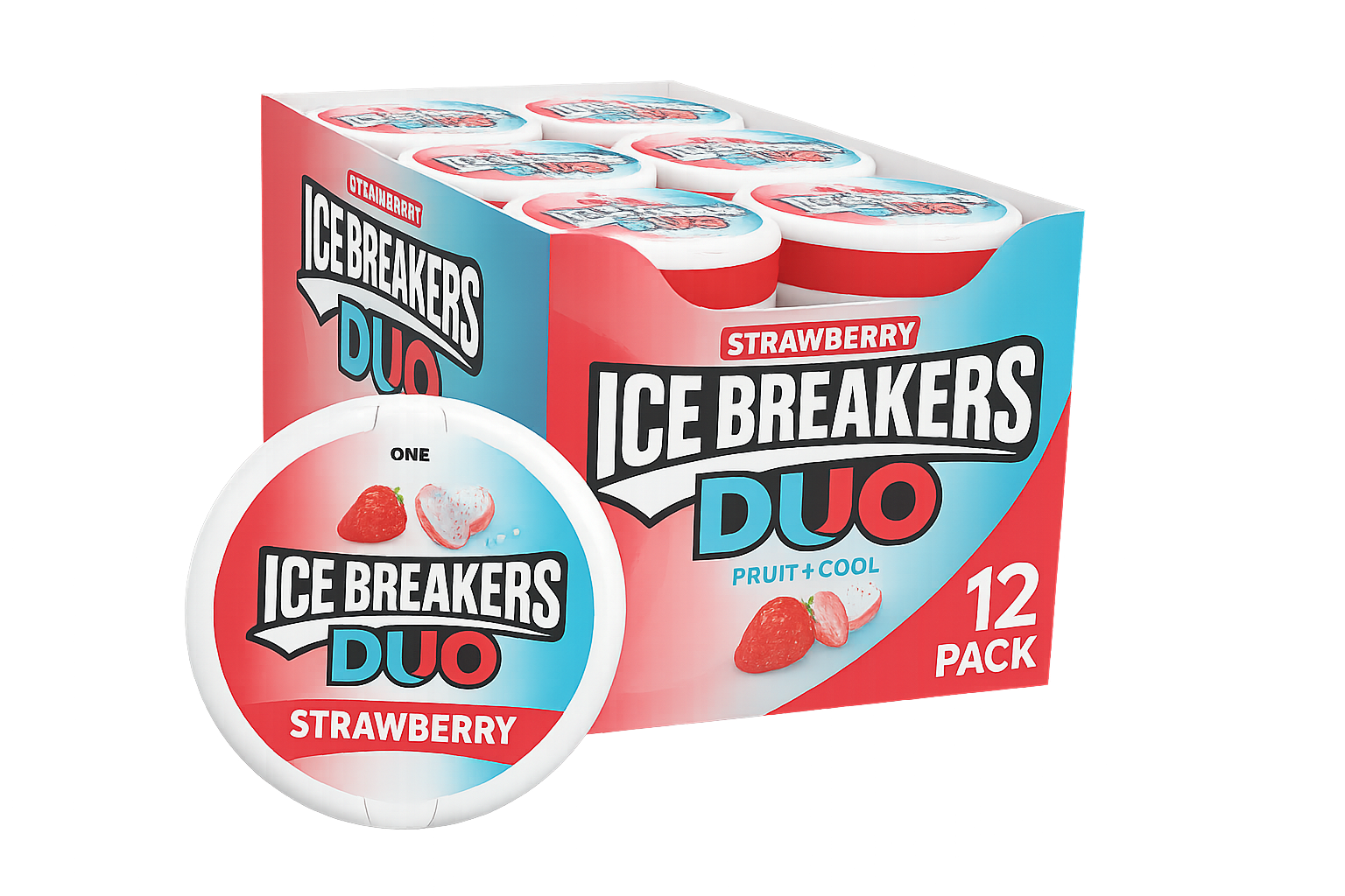 Ice Breaker 8ct Duo Strawberry Mints