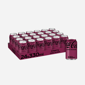 Coca Cola Cherry Zero Sugar 24 x 330ml