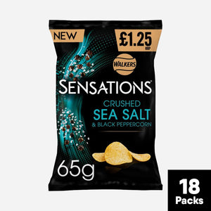 Walkers Sensations Crushed Sea Salt & Black Peppercorn Crisps