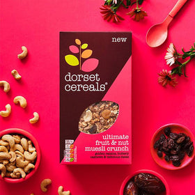 5 x Dorset Cereals Ultimate Fruit & Nut Muesli Crunch 400g Boxes