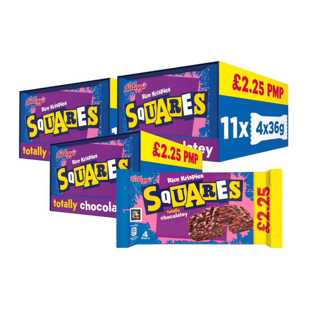 MULTIBUY Kellogg's Rice Krispie Chocolate Squares - 132 Bars For £40