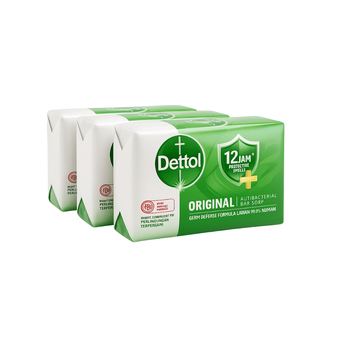 Dettol Anti-Bacterial Soap Original – 3 Pack