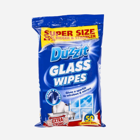 Duzzit Clean & Shine Jumbo Glass Wipes