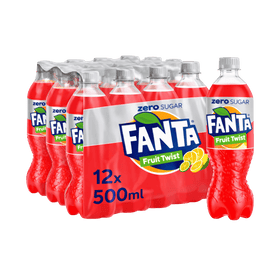 Fanta Fruit Twist Zero Sugar 12 x 500ml