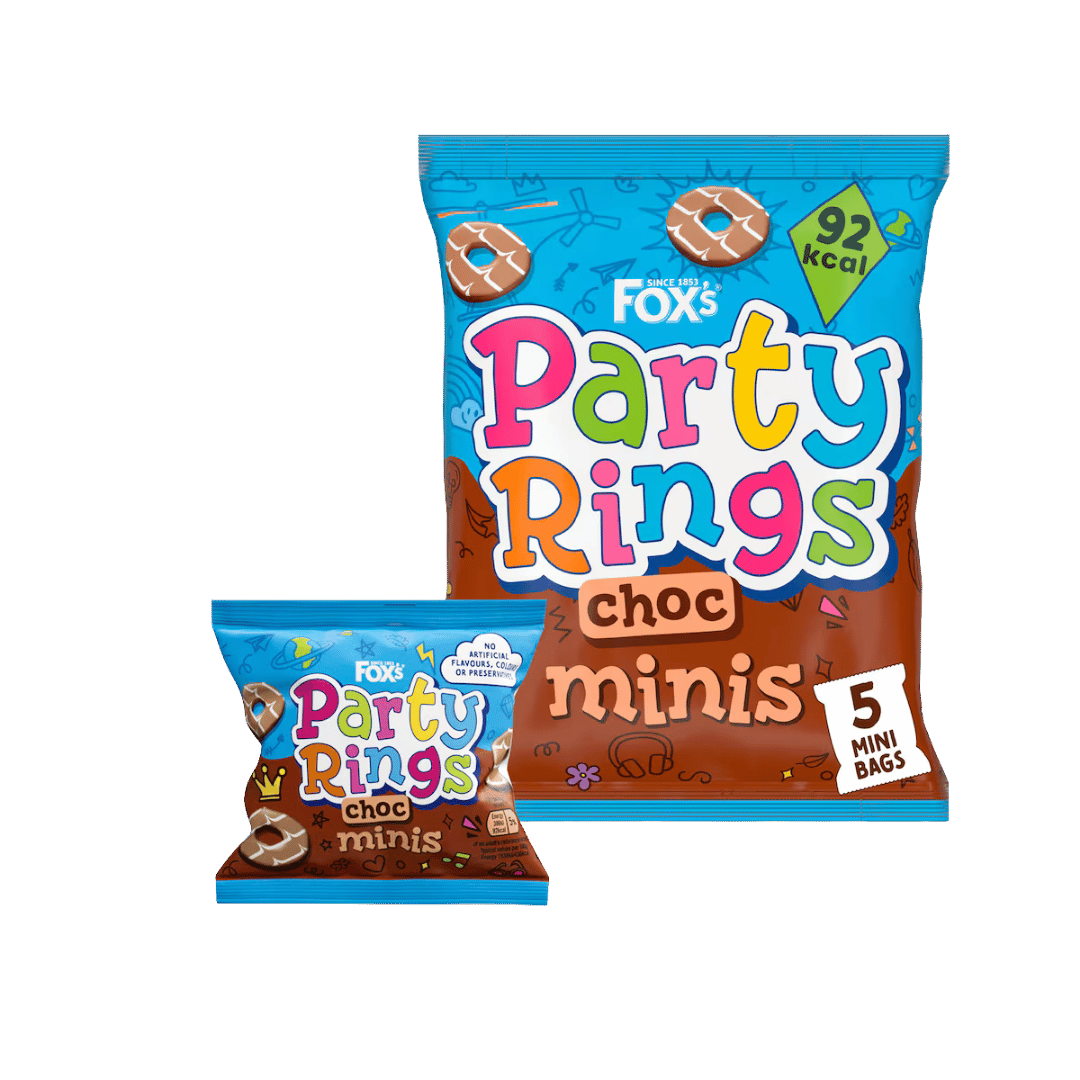 Fox's Party Rings Chocolate Mini Biscuits Multipack