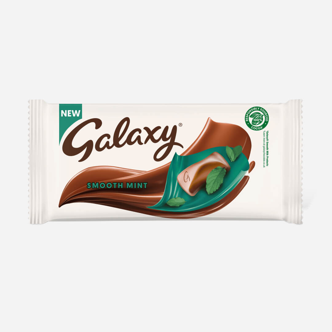 Galaxy Smooth Mint Large Chocolate Bars