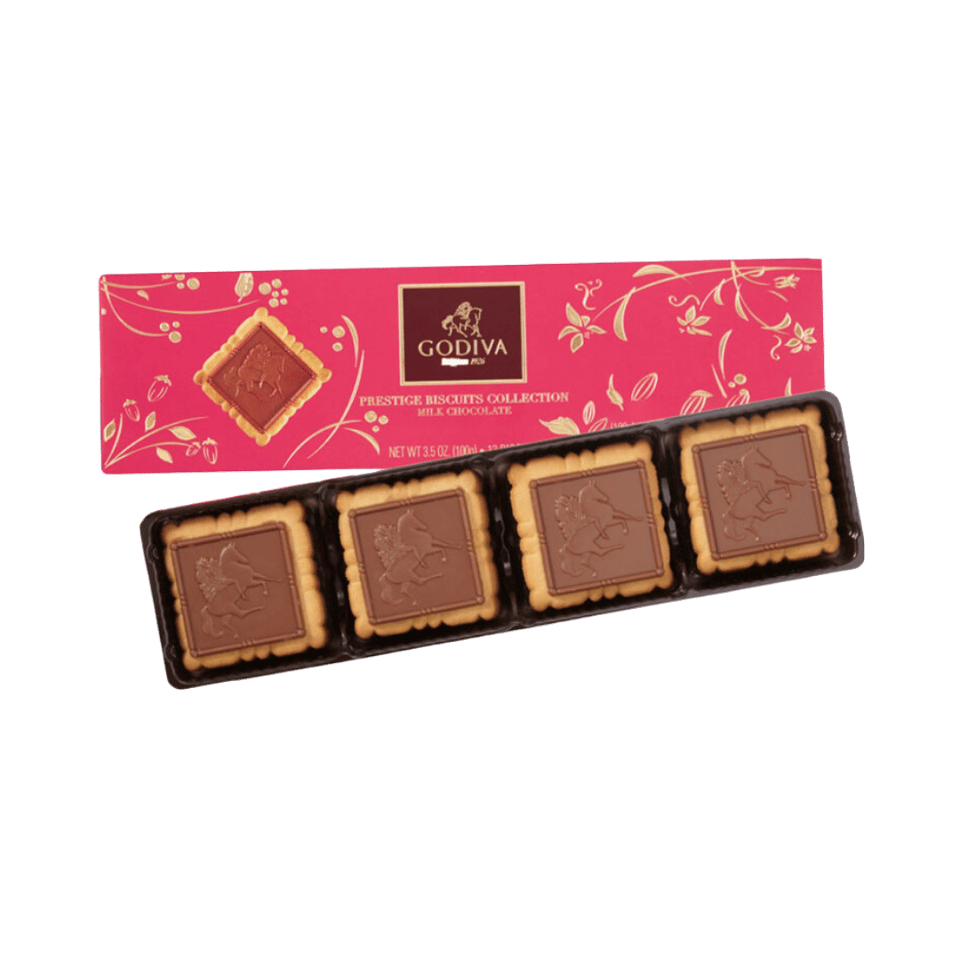 Godiva Belgium Prestige Biscuits Milk Chocolate
