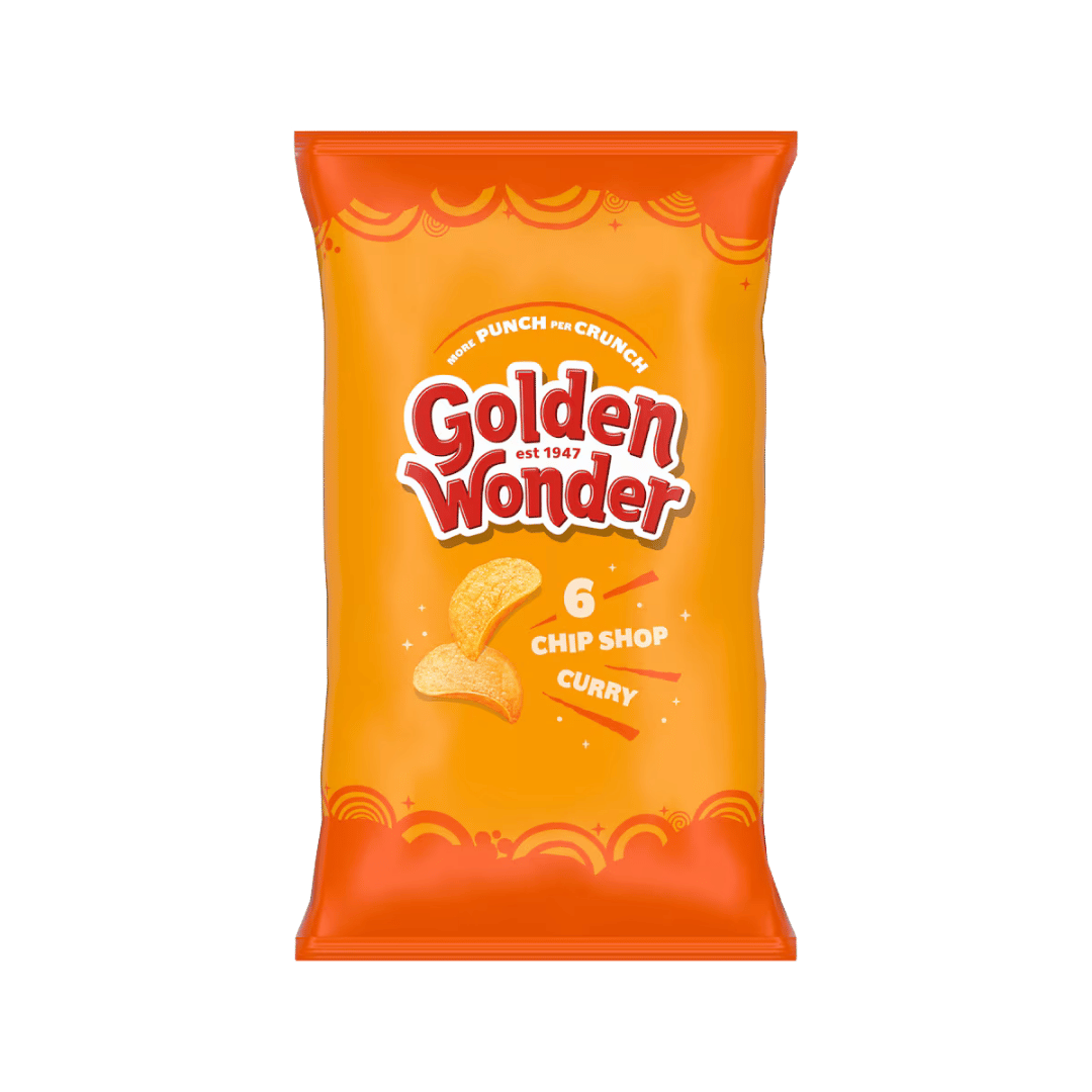 Golden Wonder Chipshop Curry Crisps
