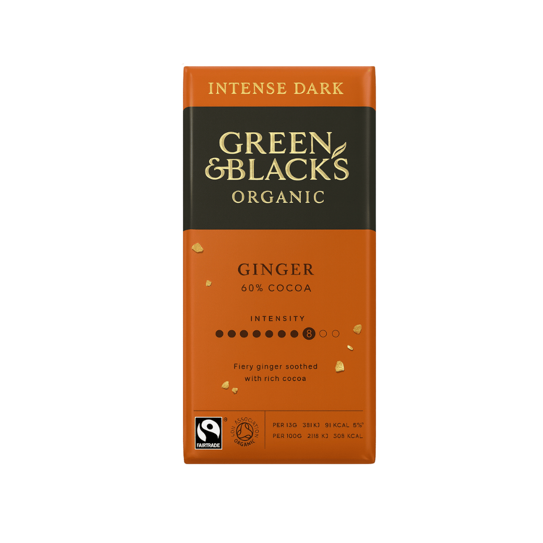 Green & Black's Organic Ginger 60% Dark Chocolate