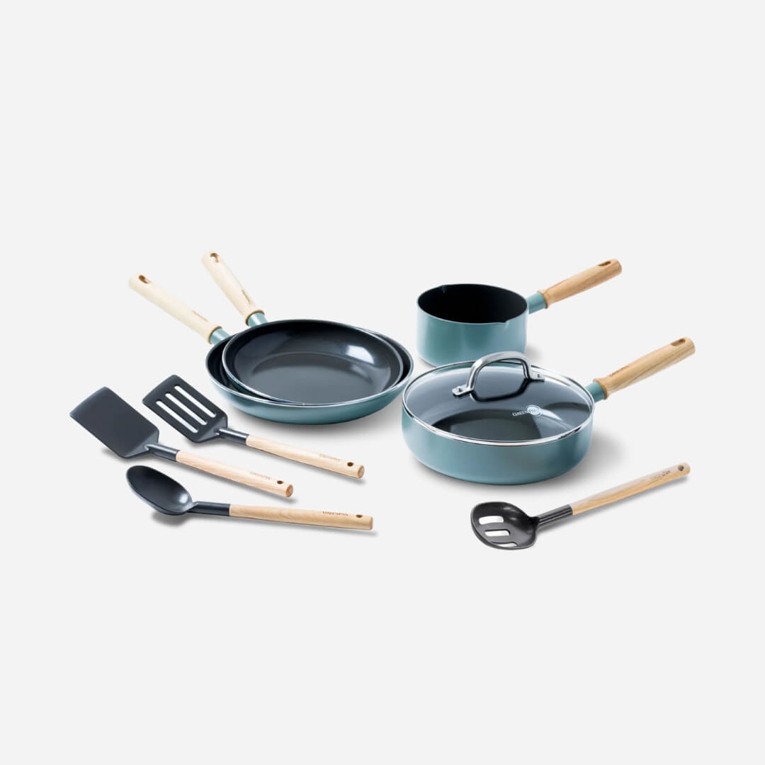 Greenpan Classics Mayflower Ceramic 9 Piece Set