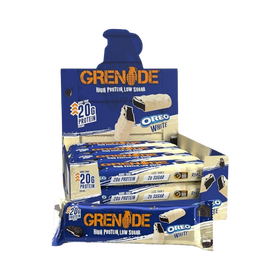Grenade High Protein Low Sugar Oreo White Flavour Bars