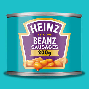 Heinz Beanz In Rich Tomato Sauce With Pork Sausages