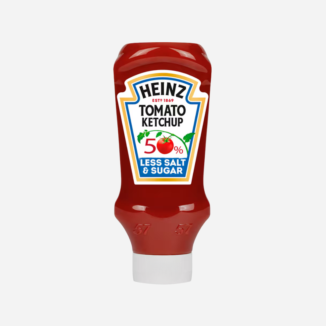 Heinz Tomato Ketchup 50% Less Sugar & Salt