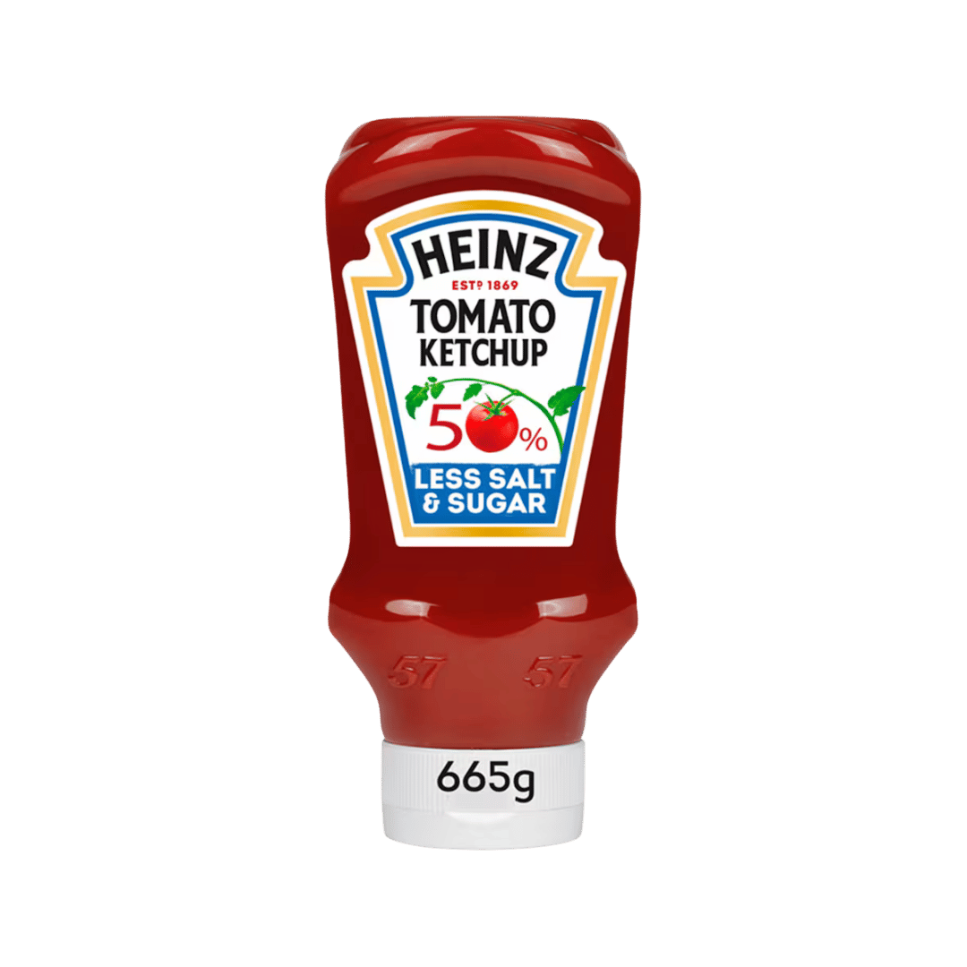Heinz Tomato Ketchup 50% Less Salt & Sugar