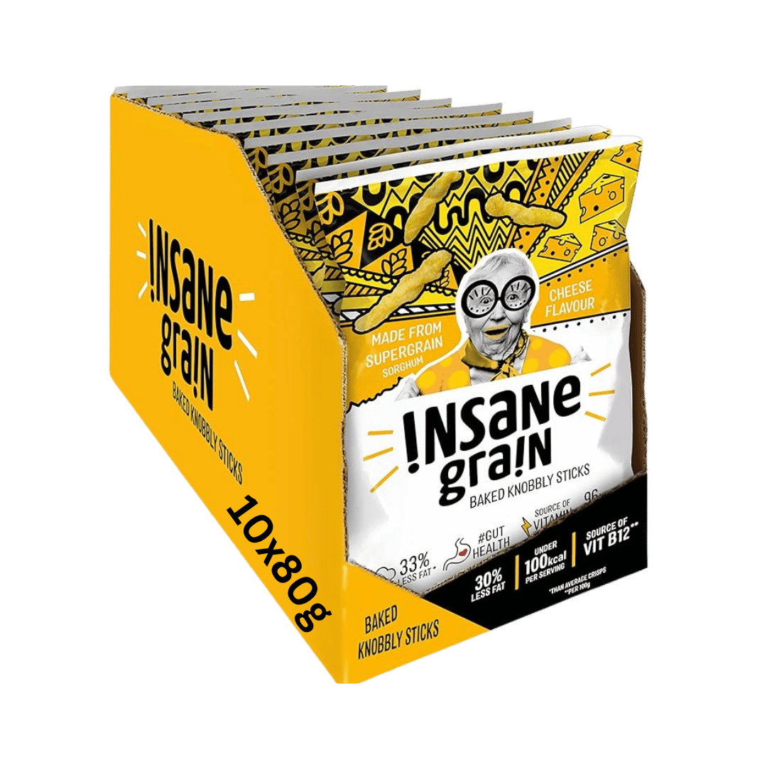 Insane Grain Cheese Baked Knobbly Sticks