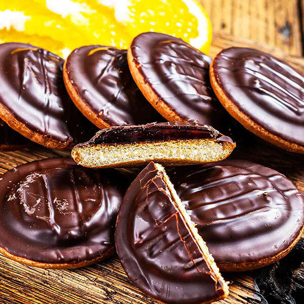 Famous Biscuits Jaffa Cake Orange Mis-Shapes