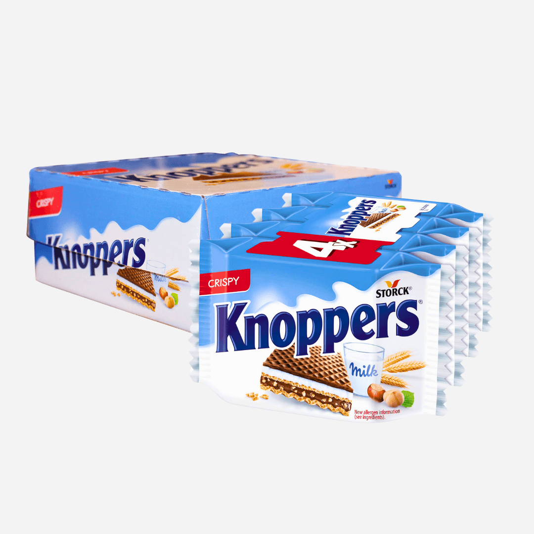 Knoppers Crispy Milk & Hazelnut Wafer Chocolate Bars