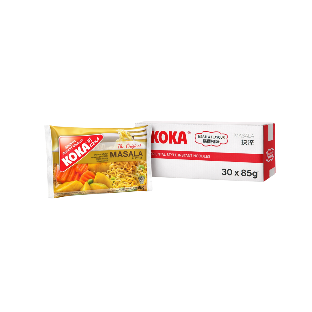 Case Koka Noodles Original Masala Flavour Oriental Style Instant Noodles 30 x 85 g