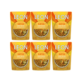 Leon Meal Pouch - Katsu Curry Beans 6x250g