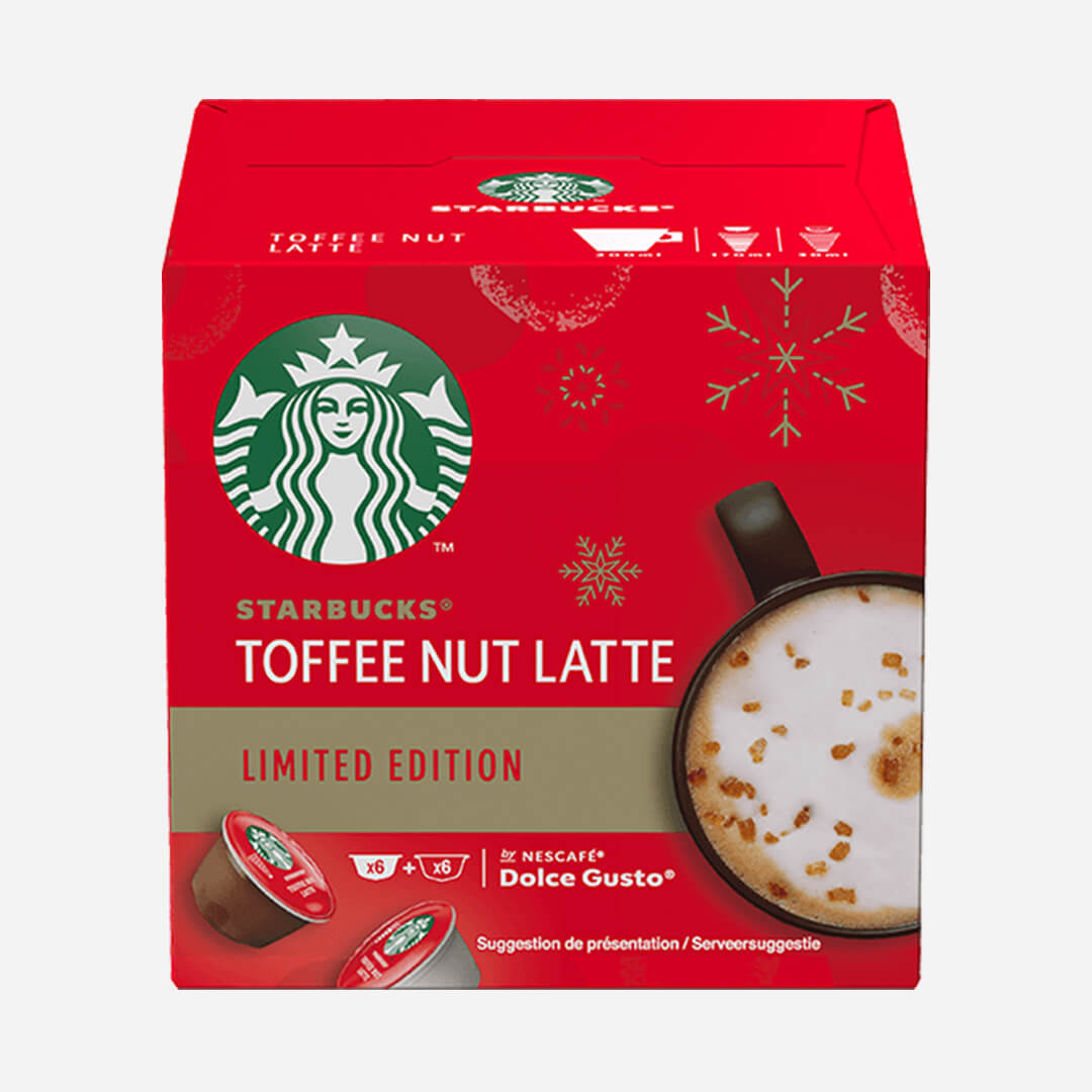 Limited Edition Starbucks Toffee Nut Latte Nescafé Coffee Dolce Gusto Pods