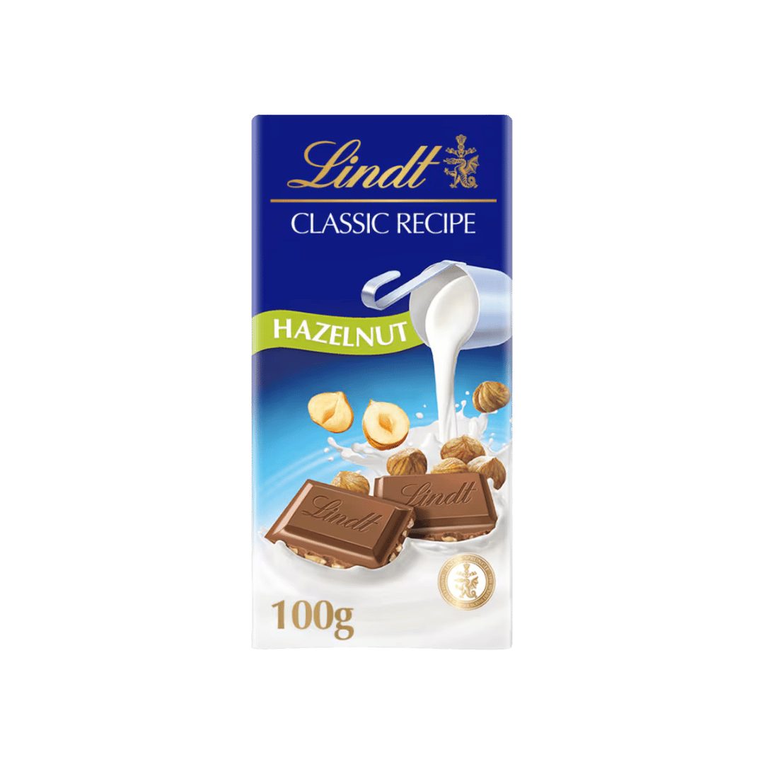 Lindt Hazelnut Chocolate Bar