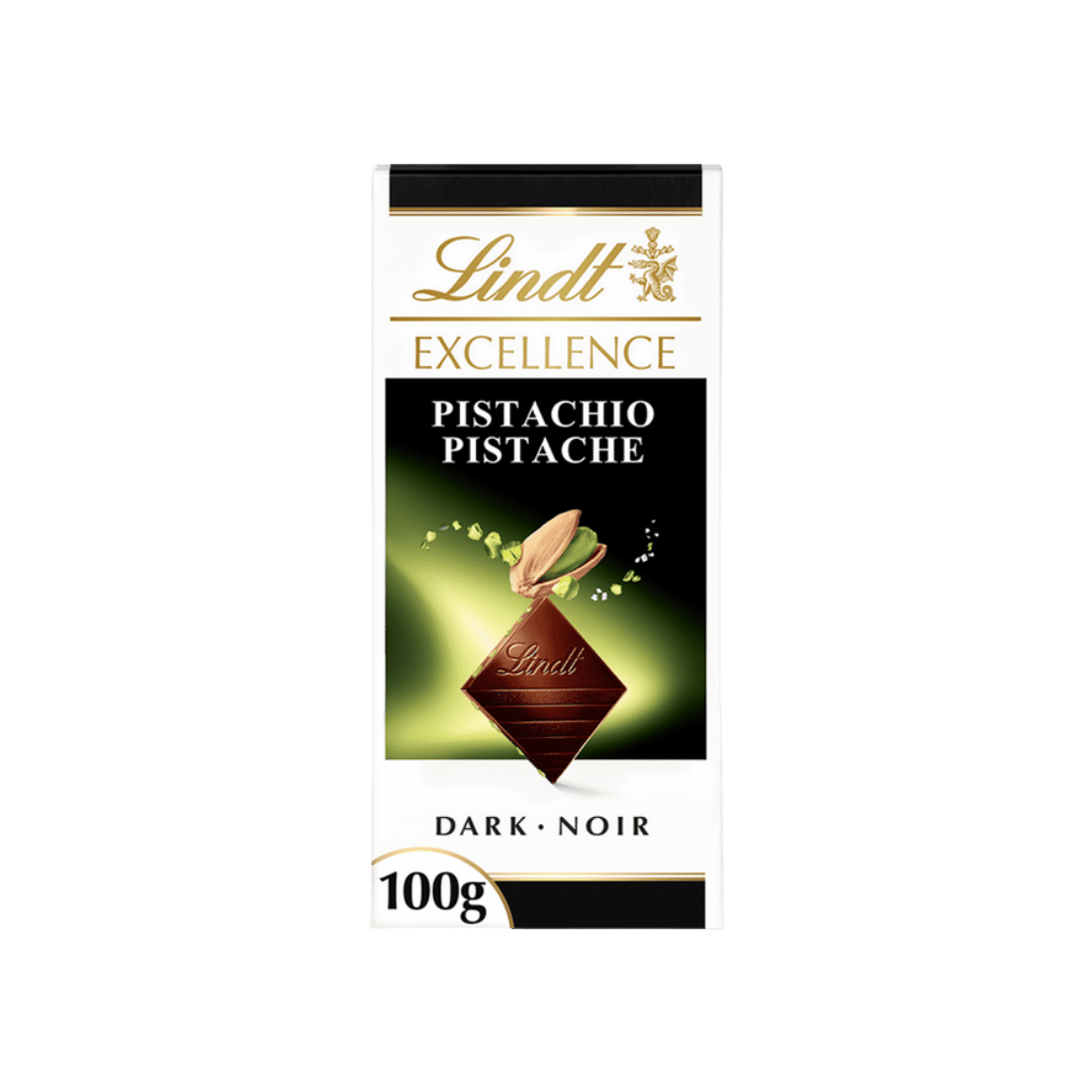 MULTIBUY Lindt Excellence Pistachio Dark Chocolate 3 FOR £4.99