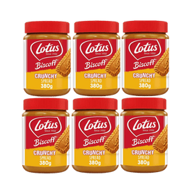 Lotus Biscoff Spread Crunchy 6 x 380g