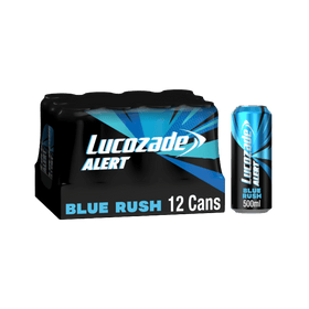 Lucozade Alert Blue Rush 12x500ml