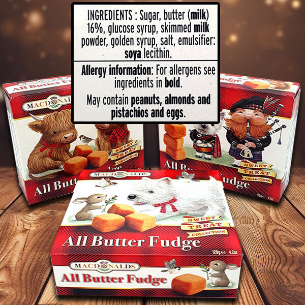 Macdonalds Treat Collection All Butter Fudge