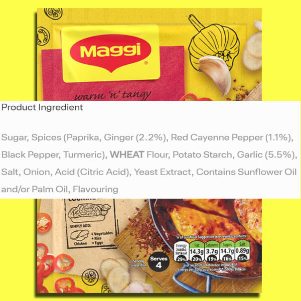 Maggi So Juicy Sweet Chilli Recipe Mix