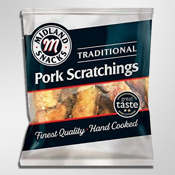 Midland Snacks Traditional Pork Scratchings